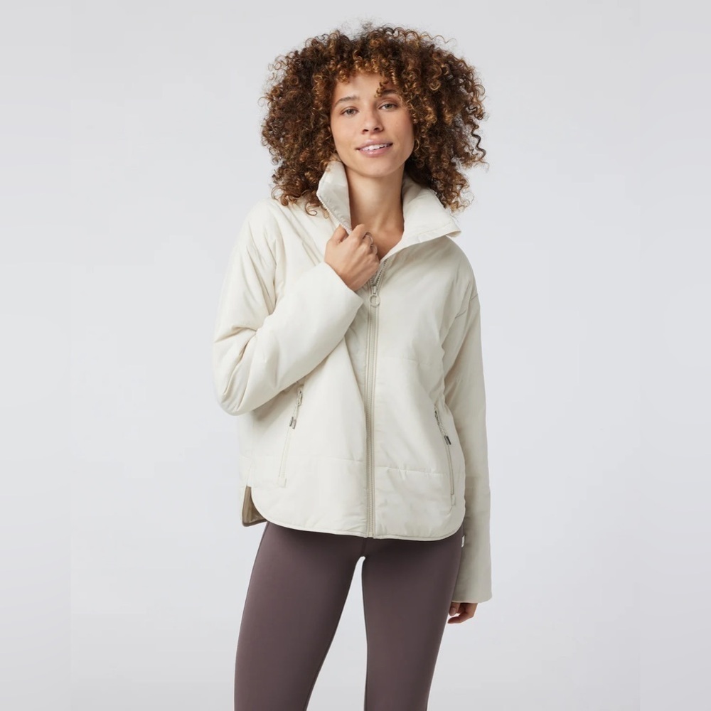 Vuori Canyon Insulated Jacket In Bone Xl
